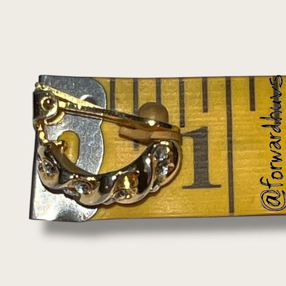 Bundle Sale 3 for $15 | Clip On Earrings READ - Missing Rhinestone - Picture 9 of 10